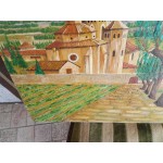 Средна картина масло на платно Испания - 3785